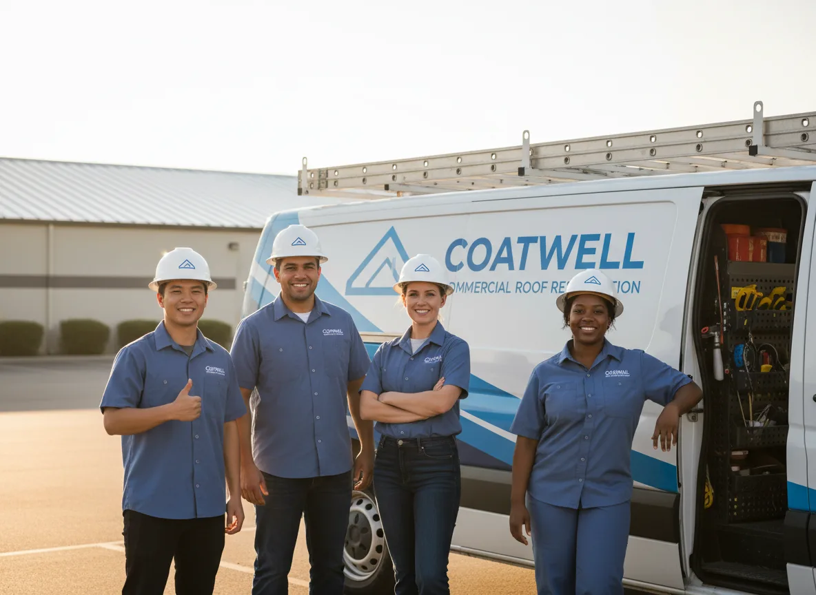 Commercial roof coating company in Dresden, KS